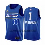 Canotte All Star 2021 Orleans Pelicans Zion Williamson Blu