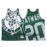 Canotte Boston Celtics Gordon Hayward Mitchell & Ness Big Face Verde