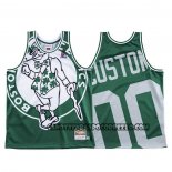 Canotte Boston Celtics Personalizzate Mitchell & Ness Big Face Verde