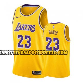 Canotte Los Angeles Lakers Anthony Davis Icon 2019-20 Giallo