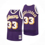 Canotte Los Angeles Lakers Kareem Abdul-jabbar NO 33 Mitchell & Ness 1983-84 Viola