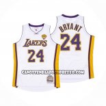 Canotte Los Angeles Lakers Kobe Bryant NO 24 Mitchell & Ness 2009-10 Bianco