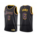 Canotte Los Angeles Lakers LeBron James Earned 2021-22 Nero