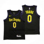 Canotte Los Angeles Lakers Nick Young NO 0 Citta 2019-20 Nero