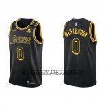 Canotte Los Angeles Lakers Russell Westbrook NO 0 Mamba 2021-22 Nero