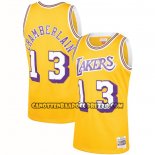Canotte Los Angeles Lakers Wilt Chamberlain NO 13 Mitchell & Ness 1971-72 Giallo
