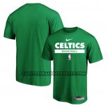 Canotte Manica Corta Boston Celtics Practice Performance 2022-23 Verde