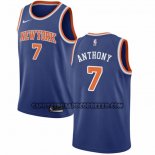 Canotte New York Knicks Carmelo Anthony NO 7 Icon Blu