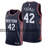 Canotte New York Knicks Lance Thomas Citta 2019 Blu