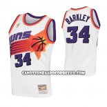 Canotte Phoenix Suns Charles Barkley NO 34 Mitchell & Ness 1992-93 Bianco