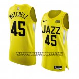 Canotte Utah Jazz Donovan Mitchell NO 45 Icon Autentico 2022-23 Giallo