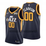 Canotte Utah Jazz Jordan Clarkson NO 00 Icon Blu
