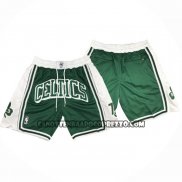 Pantaloncini Boston Celtics Citta Just Don Verde