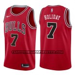 Canotte NBA Bulls Justin Holiday Icon 2017-18 Rosso