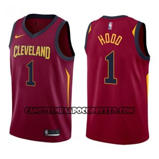 Canotte NBA Cavaliers Rodney Hood Icon 2017-18 Rosso