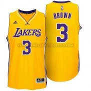 Canotte NBA Lakers Brown Giallo