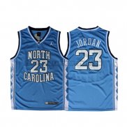 Canotte NBA NCAA North Carolina Jordan Blu