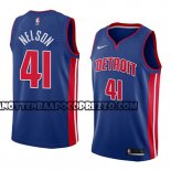 Canotte NBA Pistons Jameer Nelson Icon 2018 Blu