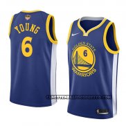 Canotte NBA Warriors Nick Young Finals Bound Icon 2017-18 Blu