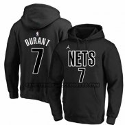 Felpa con Cappuccio Brooklyn Nets Kevin Durant Statement 2022-23 Nero