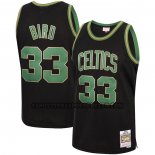 Canotte Boston Celtics Larry Bird NO 33 Mitchell & Ness 1985-86 Nero