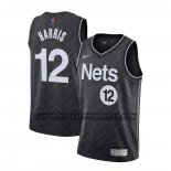 Canotte Brooklyn Nets Joe Harris Earned 2020-21 Nero