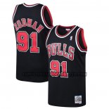 Canotte Chicago Bulls Dennis Rodman Mitchell & Ness 1997-98 Nero