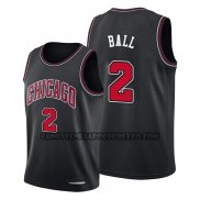 Canotte Chicago Bulls Lonzo Ball NO 2 Statement 2021 Nero