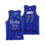 Canotte Dallas Mavericks Luka Doncic NO 77 Fashion Royalty Blu