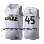 Canotte Golden Edition Utah Jazz Donovan Mitchell 2019-20 Bianco