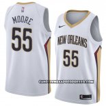 Canotte New Orleans Pelicans E'twaun Moore Association 2018 Bian