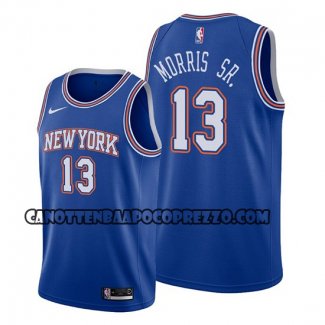 Canotte New York Knicks Marcus Morris Sr. Citta 2019 Blu