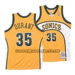 Canotte Seattle Supersonics Kevin Durant Mitchell & Ness 2007-08 Giallo