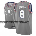 Canotte NBA 76ers Zhaire Smith Ciudad 2018-19 Grigio