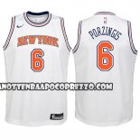 Canotte NBA Bambino New York Knicks Kristaps Porzingis 2017-18 B