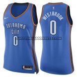 Canotte NBA Donna Thunder Russell Westbrook Icon 2017-18 Blu