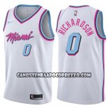 Canotte NBA Heat Josh Richardson Ciudad 2017-18 Bianco