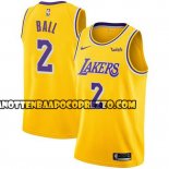 Canotte NBA Lakers Lonzo Ball Icon 2018 Giallo