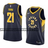 Canotte NBA Pacers Thaddeus Young Icon 2018 Blu
