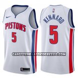 Canotte NBA Pistons Luke Kennard Association 2017-18 Bianco