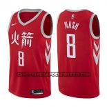 Canotte NBA Rockets Le'bryan Nash Ciudad 2017-18 Rosso