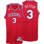 Canotte NBA Throwback 76ers Iverson Rosso