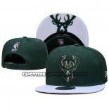 Cappellino Milwaukee Bucks Bianco Verde
