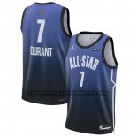 Canotte All Star 2023 Brooklyn Nets Kevin Durant NO 7 Blu
