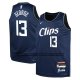 Canotte Bambino Los Angeles Clippers Paul George NO 13 Citta 2023-24 Blu