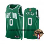 Canotte Boston Celtics Jayson Tatum NO 0 Icon 2022 NBA Finals Verde