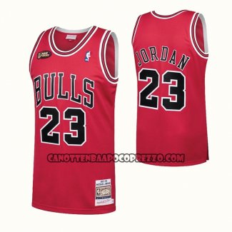 Canotte Chicago Bulls Michael Jordan NO 23 1997-98 NBA Finals Mitchell & Ness Rosso