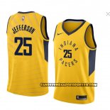 Canotte Indiana Pacers Al Jefferson Statement 2018 Giallo