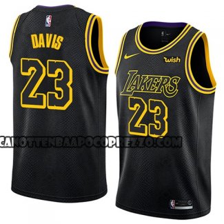 Canotte Los Angeles Lakers Anthony Davis Ciudad 2019-20 Nero