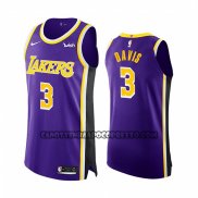 Canotte Los Angeles Lakers Anthony Davis NO 3 Statement Autentico Viola